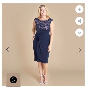 Dark Blue Cocktail Dress